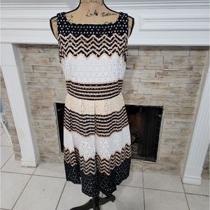 Ice Gorgeous‎ boho eyelet tiered pleated sundress size 10 new!!!